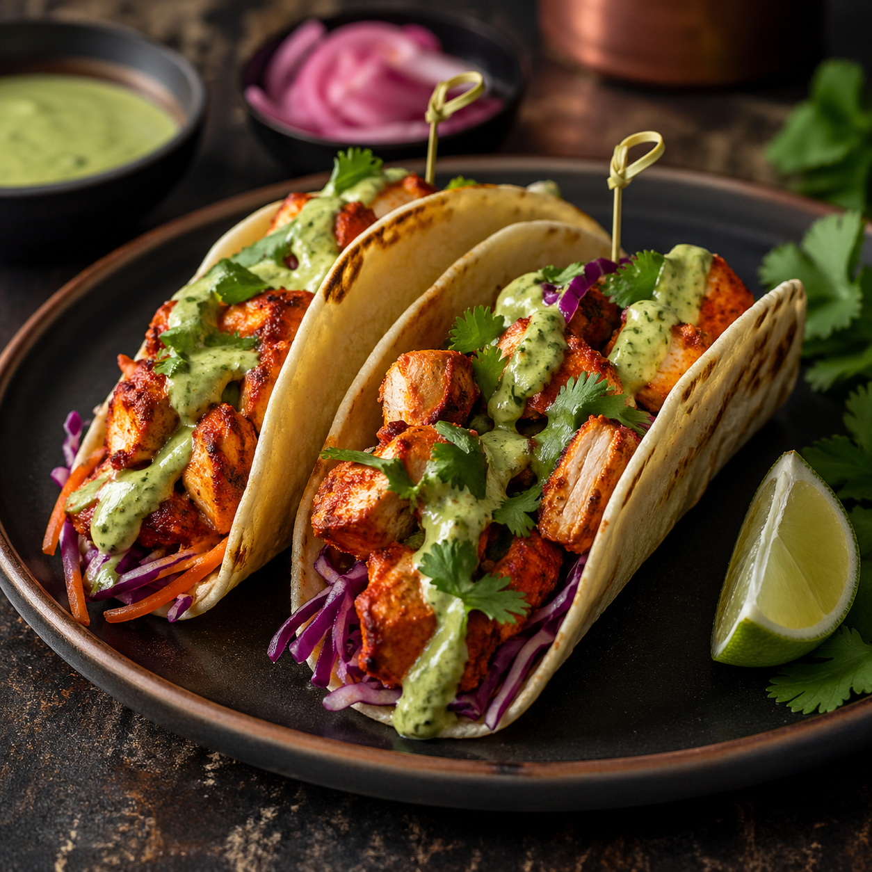 Tandoori Chicken Taco